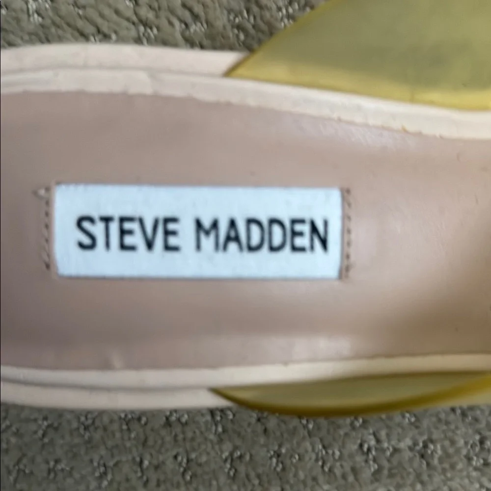 🤍NEW Steve Madden Jilly Clear Women's Sandals - Picture 3 of 4